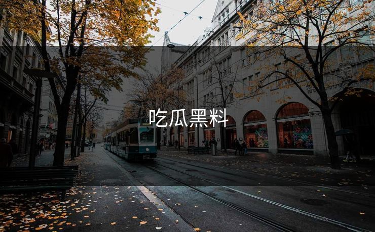 吃瓜黑料